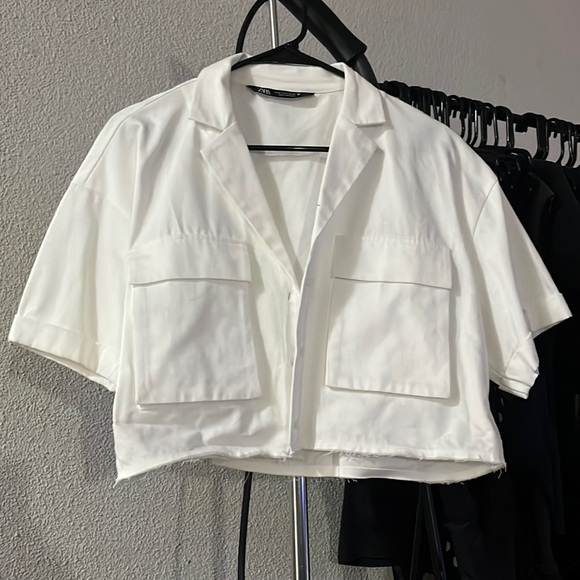 white zara crop top - Picture 1 of 2